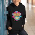 Baseball Drip Jersey Number 99 For Players & 99th Birthday Graphic Youth Hoodie Baseball Drip Jersey Number 99 For Players & 99th Birthday Graphic Youth Hoodie