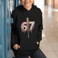 Baseball Drip Number 67 Sports Player Six Seven Meme Fan Graphic Youth Hoodie