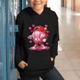Baseball Drip Valentine Sports Vday Ice Cream Drip Heart Graphic Youth Hoodie Baseball Drip Valentine Sports Vday Ice Cream Drip Heart Graphic Youth Hoodie