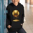 Baseball Dripping Drip Gold Sport Player Coach Baller Graphic Youth Hoodie