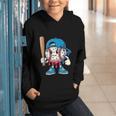 Baseball Drippy Style Apparel For Boys Youth Cool Baseball Graphic Youth Hoodie