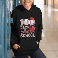 Baseball Happy 100 Days Of School Boy Girl Kid Teacher Graphic Youth Hoodie