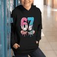 Baseball Ice Cream Drip 67 Hands Six Seven Boys Graphic Youth Hoodie