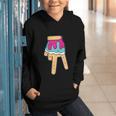 Baseball Ice Cream Drip Home Plate Glove Respect Drip 2 Side Graphic Youth Hoodie Baseball Ice Cream Drip Home Plate Glove Respect Drip 2 Side Graphic Youth Hoodie