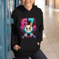 Baseball Ice Cream Drip Number 67 Six Seven Meme 67 Graphic Youth Hoodie Baseball Ice Cream Drip Number 67 Six Seven Meme 67 Graphic Youth Hoodie