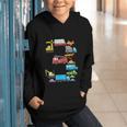 Baseball Ice Cream Drip Vehicles Youth Baseball Drip Graphic Youth Hoodie