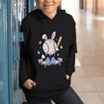 Baseball Ice Cream Drip Youth Boys Cute Easter Sports Graphic Youth Hoodie