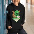 Baseball Life Style Ice Cream Drip Green Graphic Youth Hoodie Baseball Life Style Ice Cream Drip Green Graphic Youth Hoodie