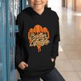 Baseball Lifestyle Home Plate Orange Ice Cream Drip Men Boys Graphic Youth Hoodie