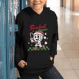 Baseball Mama Christmas Santa Hat Xmas Softball Mom Graphic Youth Hoodie Baseball Mama Christmas Santa Hat Xmas Softball Mom Graphic Youth Hoodie