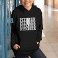 Baseball Pitcher Player Team Sport Lover Family Friends Fans Graphic Youth Hoodie Baseball Pitcher Player Team Sport Lover Family Friends Fans Graphic Youth Hoodie