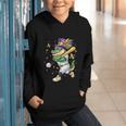 Baseball Player Mardi Gras Alligator Carnival Costume Beads Graphic Youth Hoodie Baseball Player Mardi Gras Alligator Carnival Costume Beads Graphic Youth Hoodie