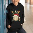 Baseball Santa Christmas Ball Baseball Lover Player Boys Graphic Youth Hoodie Baseball Santa Christmas Ball Baseball Lover Player Boys Graphic Youth Hoodie