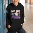 Big Sis Rookie Of Year 1st Birthday Baseball Theme Matching Graphic Youth Hoodie