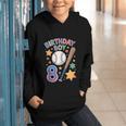 Birthday Boy 8th Birthday Baseball Graphic Youth Hoodie