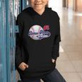 Bonus Mom Rookie Of Year 1st Birthday Baseball Theme Graphic Youth Hoodie Bonus Mom Rookie Of Year 1st Birthday Baseball Theme Graphic Youth Hoodie