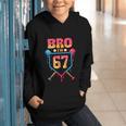 Bro I’m 67 Baseball Drip Number 67 Player 67th Birthday Graphic Youth Hoodie Bro I’m 67 Baseball Drip Number 67 Player 67th Birthday Graphic Youth Hoodie