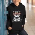 Bulldog Mascot Sports Fan Football Basketball Baseball Graphic Youth Hoodie Bulldog Mascot Sports Fan Football Basketball Baseball Graphic Youth Hoodie