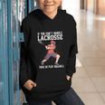 If You Can’t Handle Lacrosse Then Go Play Baseball Graphic Youth Hoodie