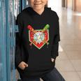 Christmas Baseball Ice Cream Drip Men Women Kids Graphic Youth Hoodie