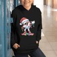 Christmas Baseball Ice Cream Dripping Santa Baseball Drip Graphic Youth Hoodie Christmas Baseball Ice Cream Dripping Santa Baseball Drip Graphic Youth Hoodie