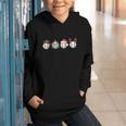 Christmas Baseball Player X-Mas Balls Graphic Youth Hoodie