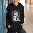 Christmas Baseball Snowman Xmas Pajamas Women Men Boys Graphic Youth Hoodie Christmas Baseball Snowman Xmas Pajamas Women Men Boys Graphic Youth Hoodie