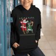 Christmas Santa Baseball Ugly Sweater Graphic Youth Hoodie Christmas Santa Baseball Ugly Sweater Graphic Youth Hoodie
