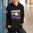 Cousin Rookie Of Year 1st Birthday Baseball Theme Matching Graphic Youth Hoodie