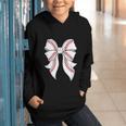 Cute Baseball Coquette Bow For Women Girls Baseball Mama Mom Graphic Youth Hoodie Cute Baseball Coquette Bow For Women Girls Baseball Mama Mom Graphic Youth Hoodie