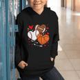 Cute Heart Baseball Basketball Football Valentine Boy Men Graphic Youth Hoodie Cute Heart Baseball Basketball Football Valentine Boy Men Graphic Youth Hoodie
