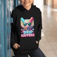 Drip Happens Baseball Ice Cream Bat And Ball With Sunglasses Graphic Youth Hoodie Drip Happens Baseball Ice Cream Bat And Ball With Sunglasses Graphic Youth Hoodie