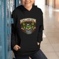 Football Referee Touchdown Baseball Homerun Frog Graphic Youth Hoodie