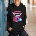 Game Kindergarten Baseball Ice Cream Drip On Back To School Graphic Youth Hoodie Game Kindergarten Baseball Ice Cream Drip On Back To School Graphic Youth Hoodie