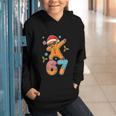 Gingerbread Six Seven 67 Ice Cream Drip Baseball Graphic Youth Hoodie Gingerbread Six Seven 67 Ice Cream Drip Baseball Graphic Youth Hoodie