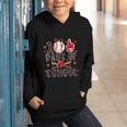 Happy 101 Days Of School Baseball Sports 100th Day Graphic Youth Hoodie Happy 101 Days Of School Baseball Sports 100th Day Graphic Youth Hoodie