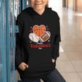 Happy Valentine’s Basketball Football Valentine Baseball Graphic Youth Hoodie Happy Valentine’s Basketball Football Valentine Baseball Graphic Youth Hoodie