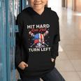 Hit Hard Run Fast Turn Left Baseball Cream Drip Crossed Bats Graphic Youth Hoodie Hit Hard Run Fast Turn Left Baseball Cream Drip Crossed Bats Graphic Youth Hoodie