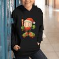 Ice Cream Drip Baseball Christmas Baseball Drip Candy Cane Graphic Youth Hoodie Ice Cream Drip Baseball Christmas Baseball Drip Candy Cane Graphic Youth Hoodie