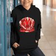 Ice Cream Drip Heart Valentines Day Baseball Boys Youth Kids Graphic Youth Hoodie