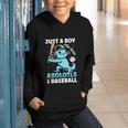Just A Boy Who Loves Axolotls & Baseball Graphic Youth Hoodie
