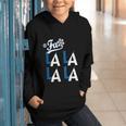 LA Baseball Fan Christmas FA La La Holiday Blue Theme Graphic Youth Hoodie LA Baseball Fan Christmas FA La La Holiday Blue Theme Graphic Youth Hoodie