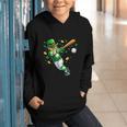 Leprechaun Play Baseball St Patrick's Day Men Kid Boys Graphic Youth Hoodie Leprechaun Play Baseball St Patrick's Day Men Kid Boys Graphic Youth Hoodie