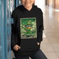 Leprechaun Playing Baseball Japanese Art St Patricks Day Graphic Youth Hoodie Leprechaun Playing Baseball Japanese Art St Patricks Day Graphic Youth Hoodie