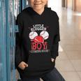 Little Slugger Boy Coming Soon Baby Announcement Baseball Graphic Youth Hoodie Little Slugger Boy Coming Soon Baby Announcement Baseball Graphic Youth Hoodie