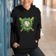 Lucky Shamrock Baseball Gloves Drip St Patrick's Day Boys Graphic Youth Hoodie Lucky Shamrock Baseball Gloves Drip St Patrick's Day Boys Graphic Youth Hoodie