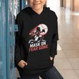 Mask On Fear Gone Baseball Catcher Softball Graphic Youth Hoodie Mask On Fear Gone Baseball Catcher Softball Graphic Youth Hoodie