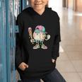Melted Ice-Cream Baseball Mascot Pastel Pop Graphic Youth Hoodie Melted Ice-Cream Baseball Mascot Pastel Pop Graphic Youth Hoodie