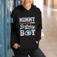 Mommy Of The Birthday Boy Baseball Ice Cream Drip Matching Graphic Youth Hoodie