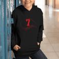 Number 7 Years Baseball 7TH Birthday Graphic Youth Hoodie Number 7 Years Baseball 7TH Birthday Graphic Youth Hoodie